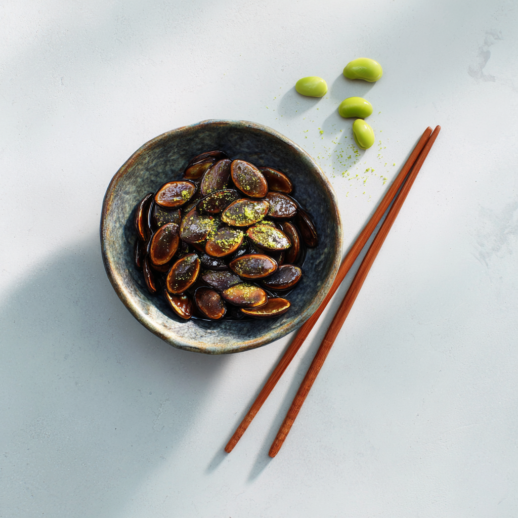 soy and wasabi pumpkin seeds