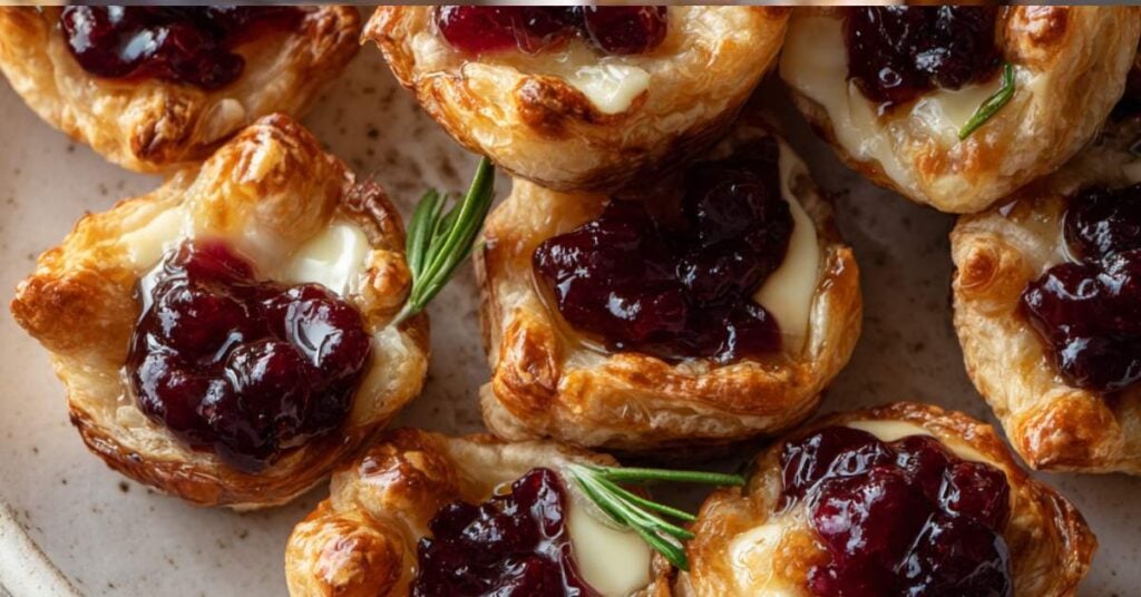 Cranberry Brie Bites