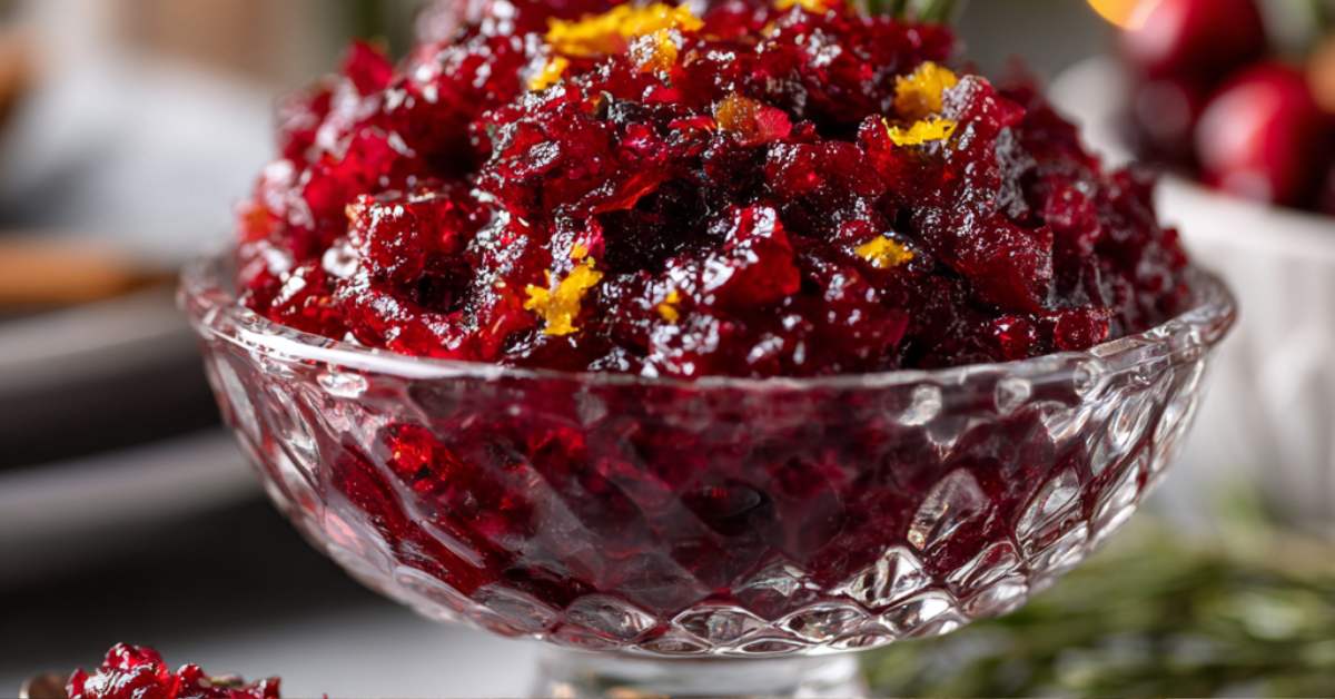 Cranberry Relish for Christmas
