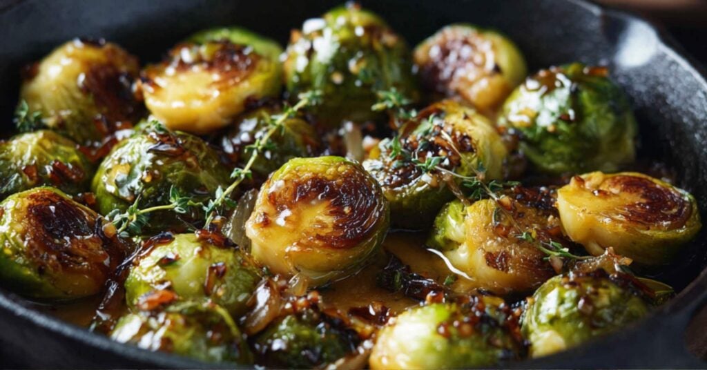 apple cider brussel sprouts
