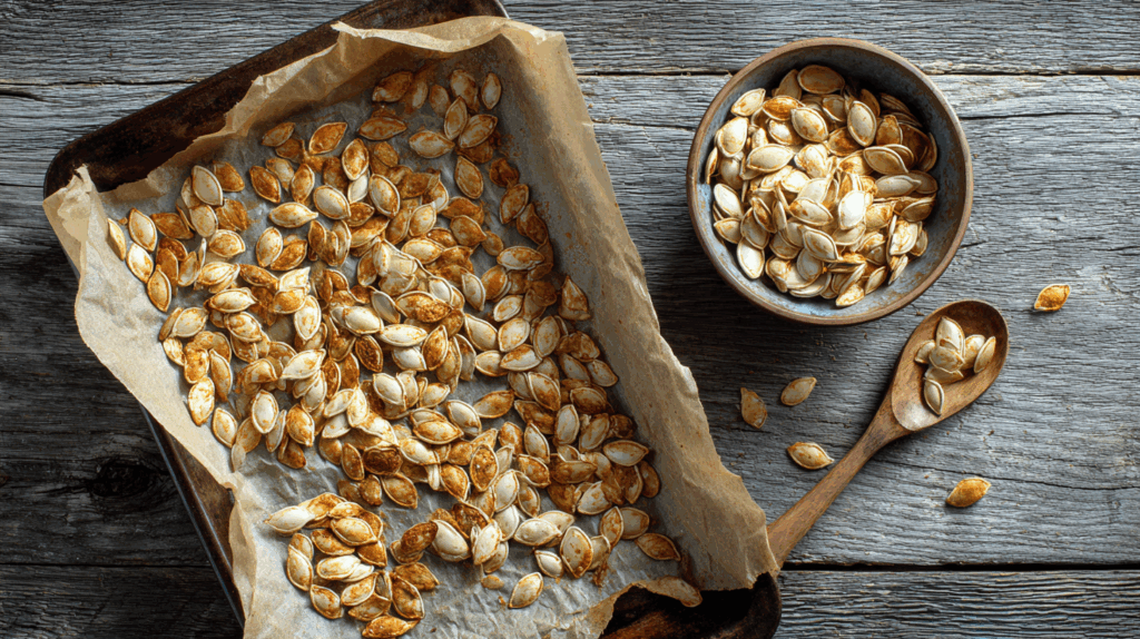 roasting pumpkin seeds