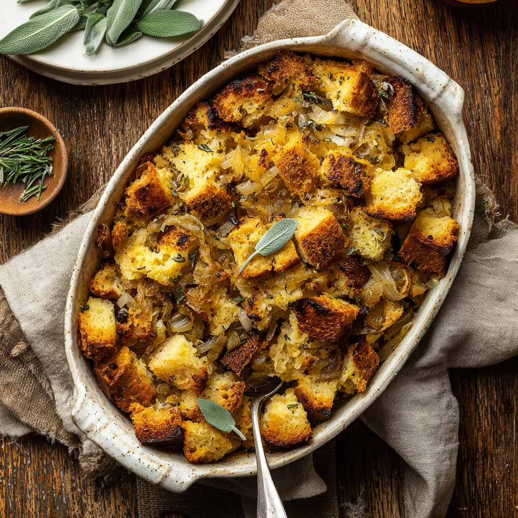 sage and onion thanksgiving stuffing