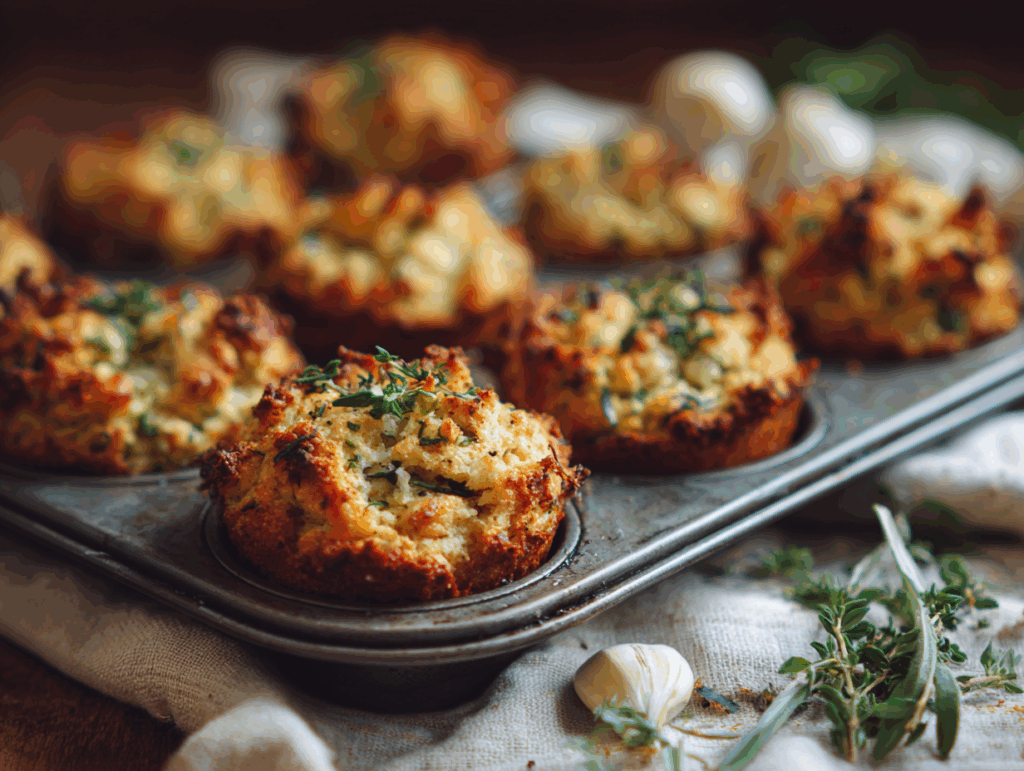 stuffing muffins