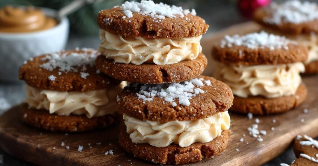 gingerbread sandwich cookies