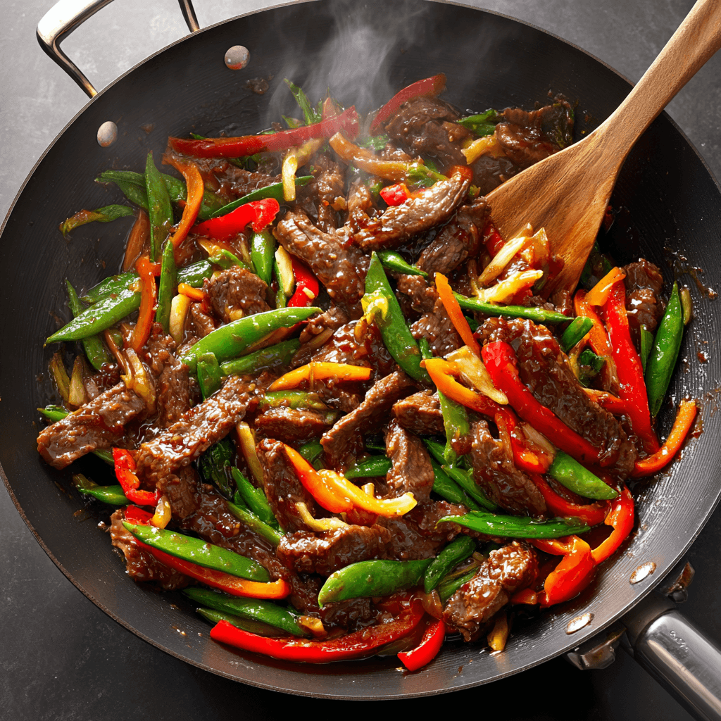Beef stir fry