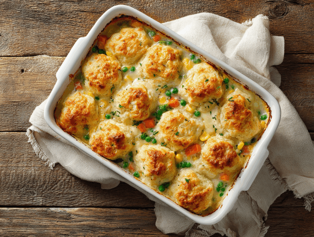 chicken pot pie casserole