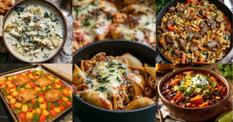 14 Easy Dinner Recipes for a Family - Food Prep Guide - Preserving ...