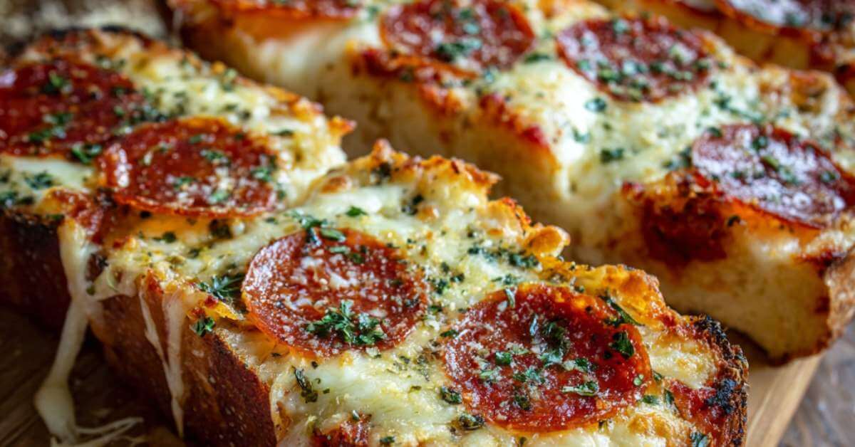 garlic pizza bread
