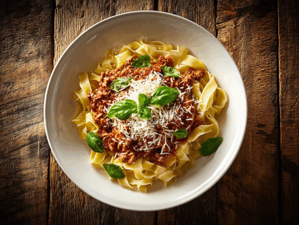 ground turkey bolognese