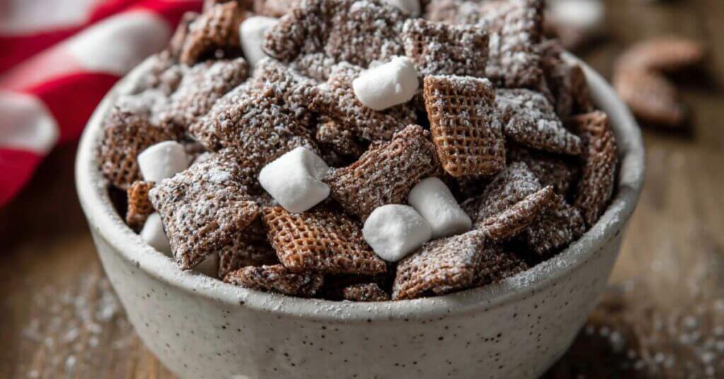 hot cocoa chex mix