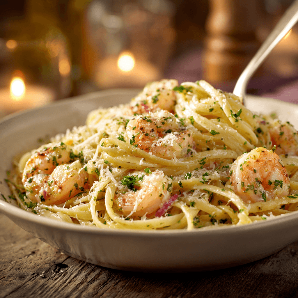 Shrimp pasta