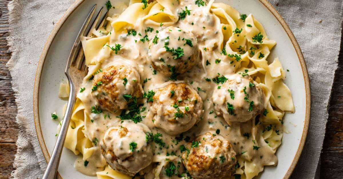 Swedish turkey mearballs