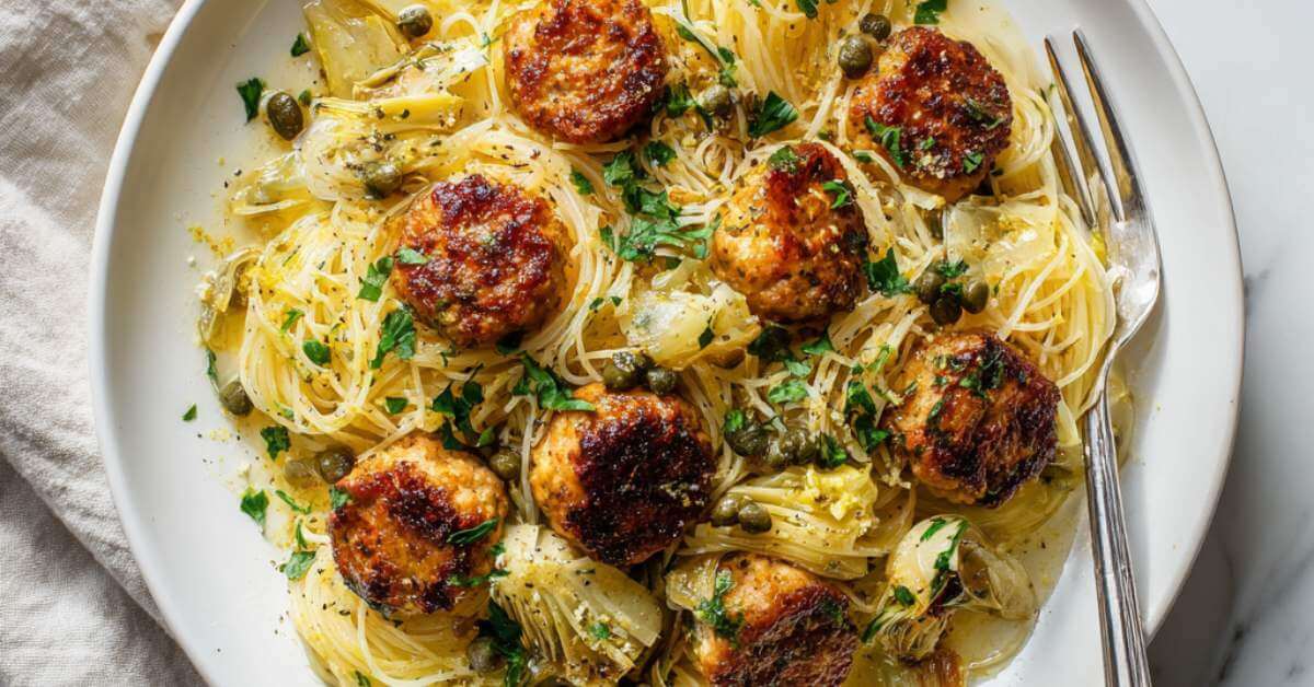 Turkey Piccata Meatballs