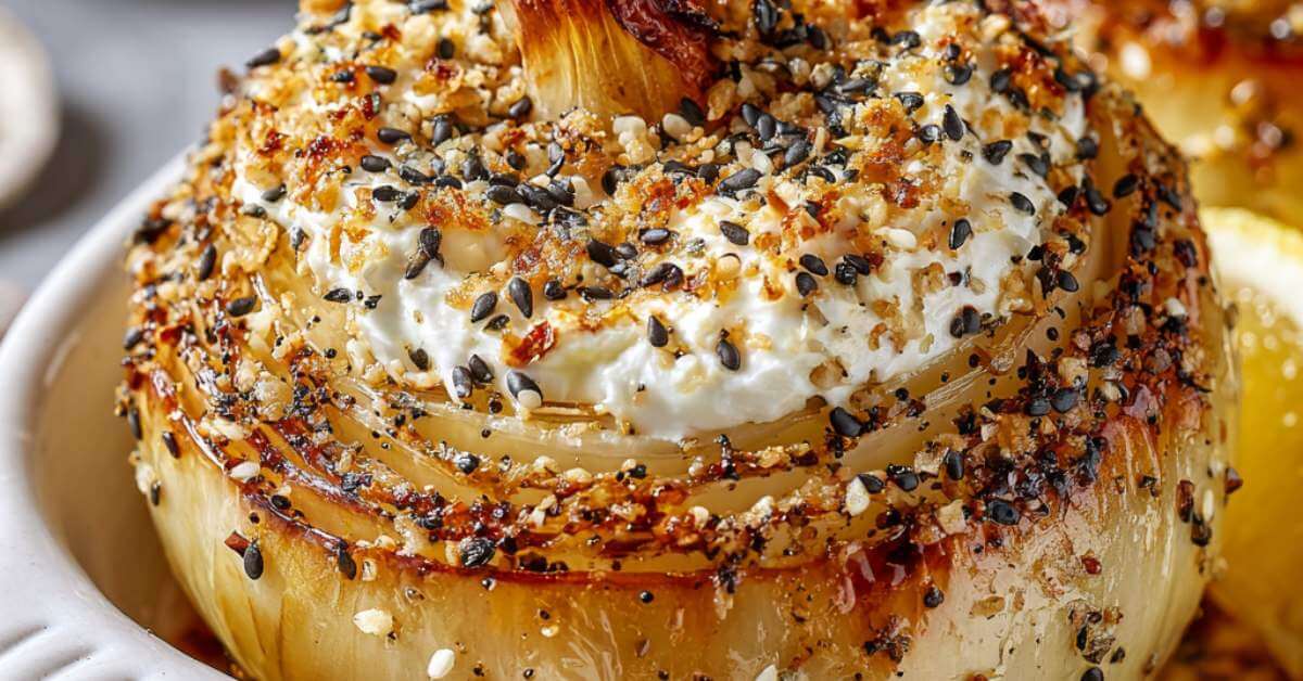 baked potato with cream cheese filling
