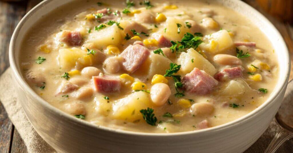 butter ham chowder