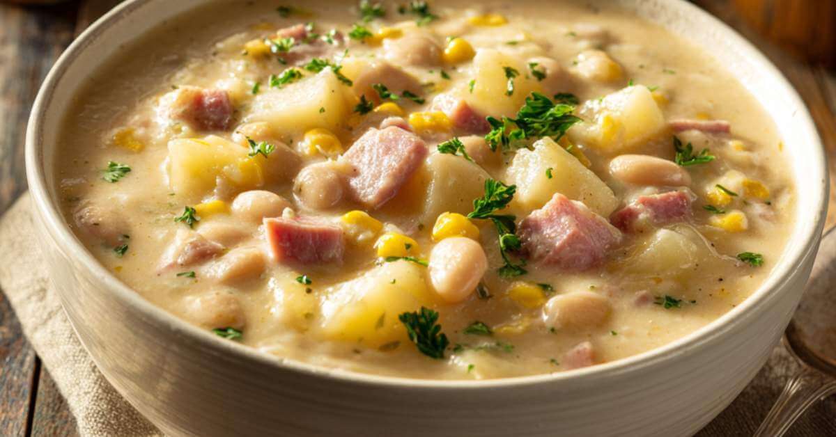 butter ham chowder