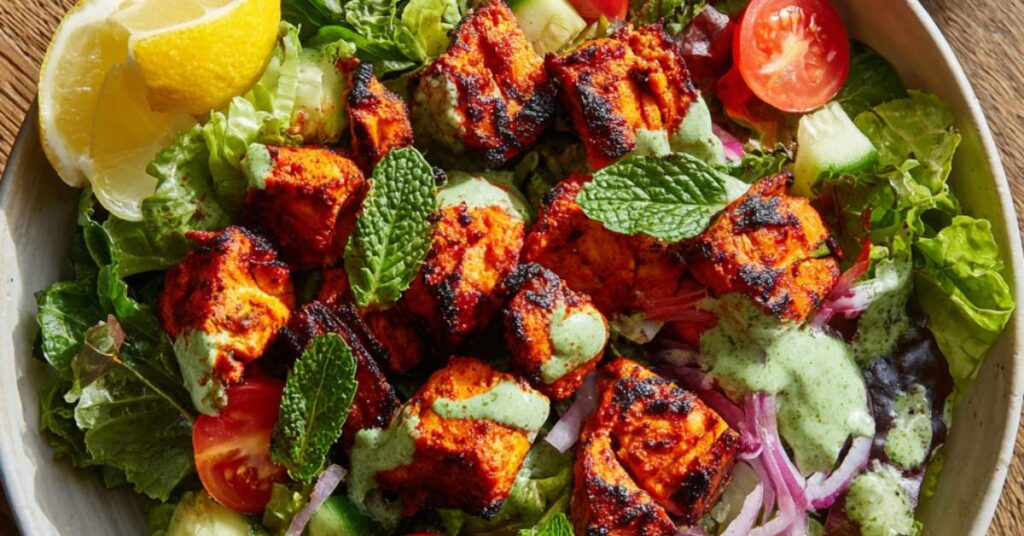 Tikka salad bowl