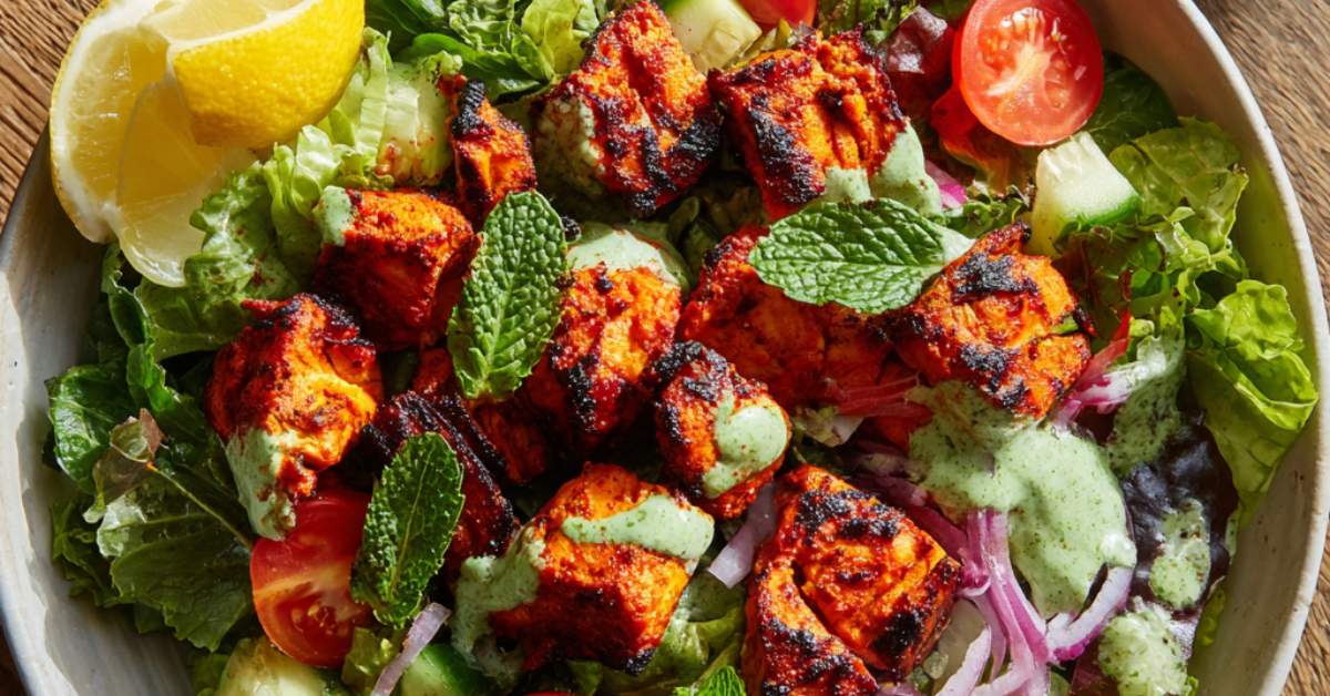 Tikka salad bowl