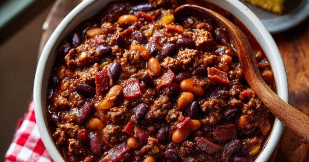 Crockpot Cowboy Beans