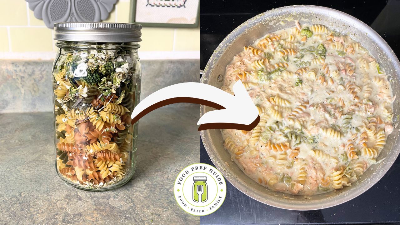 [Meal in a Jar] Chicken Broccoli Alfredo!