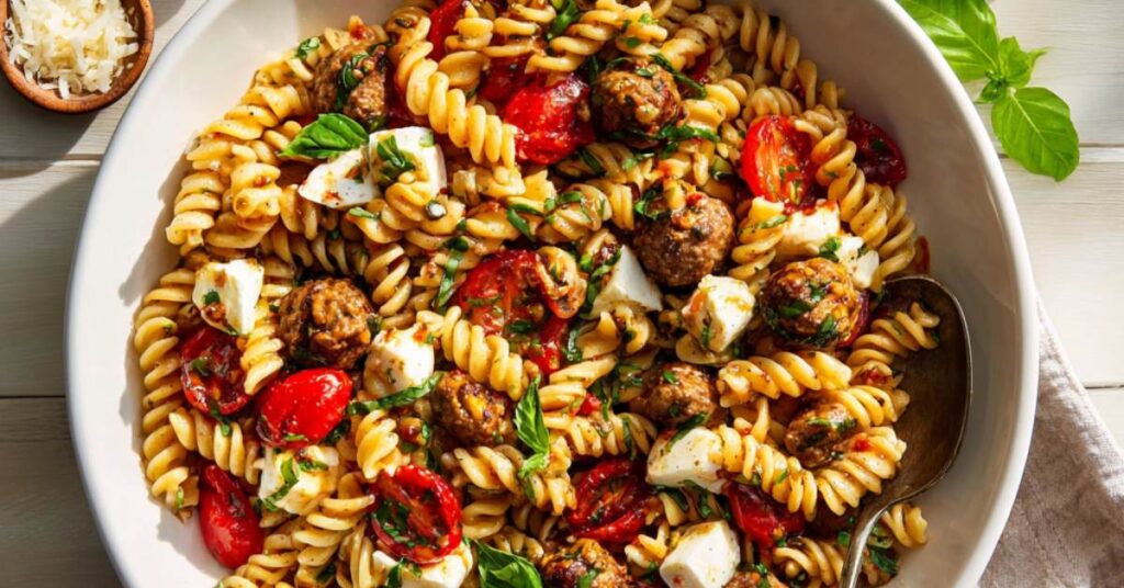 Meatball Sub Pasta Salad
