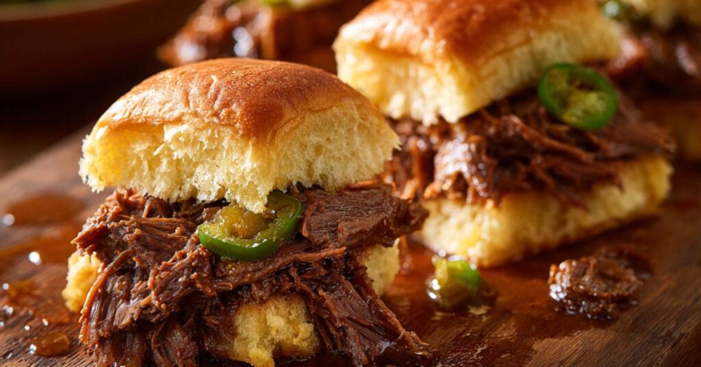 Mississippi Pot Roast Sliders