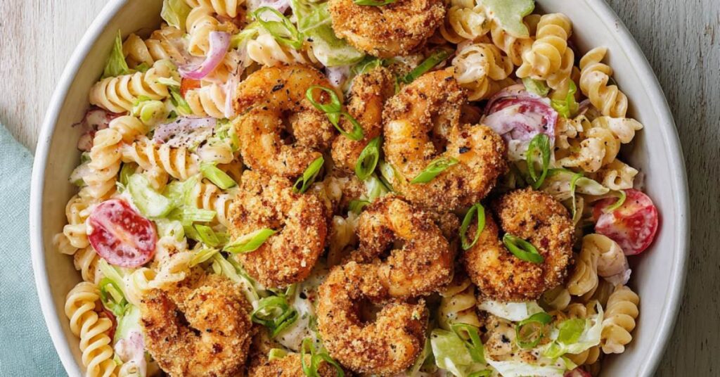 Shrimp Po'Boy Pasta Salad