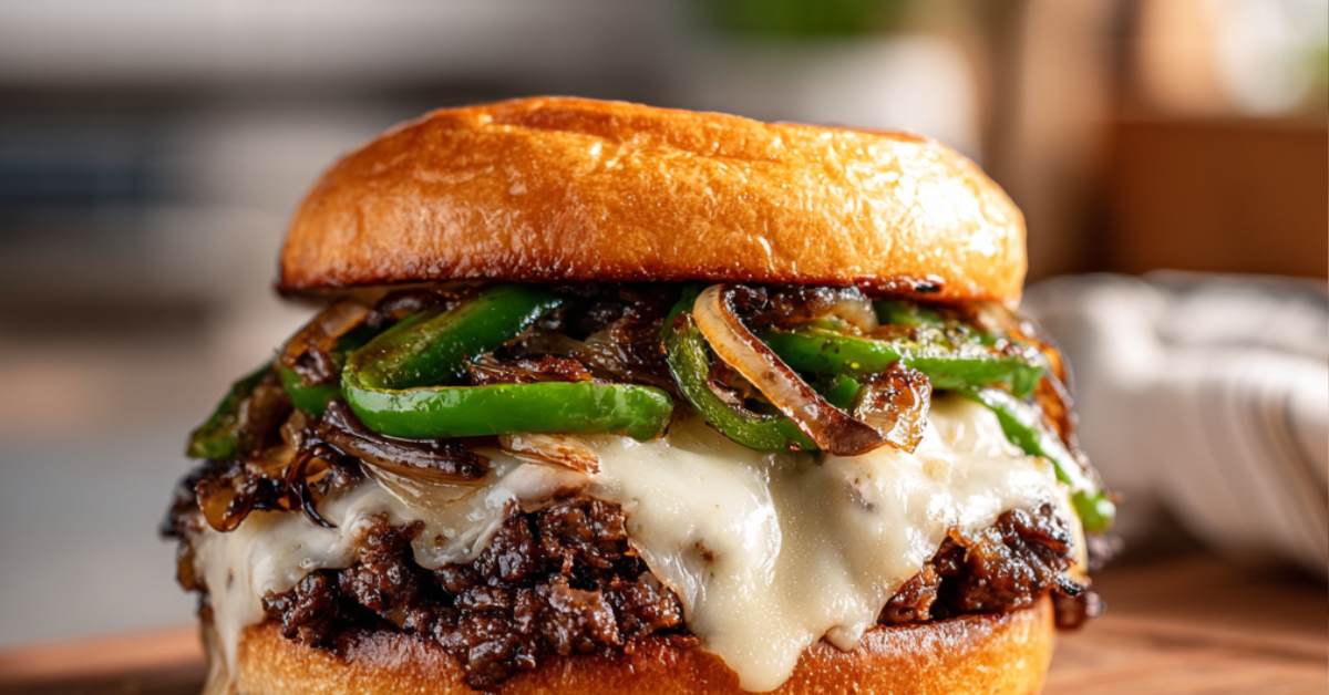 cheese steak smash burger