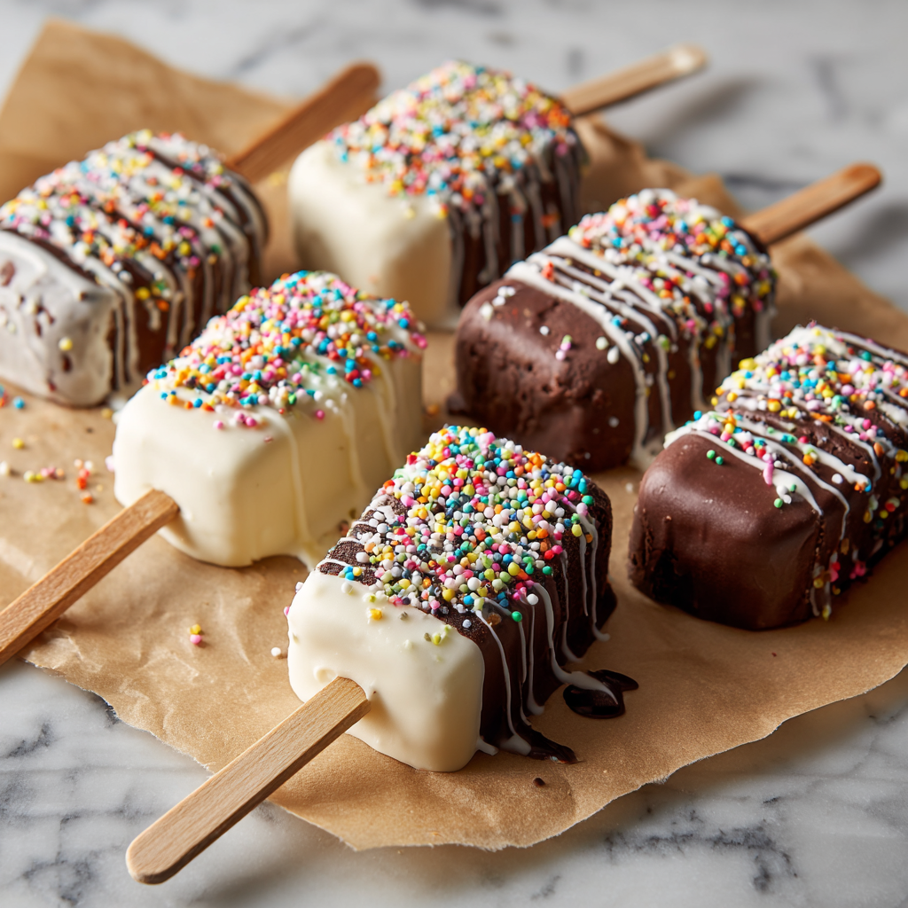 Brownie Popsicles