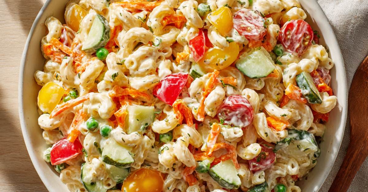 Garden Veggie Macaroni Salad