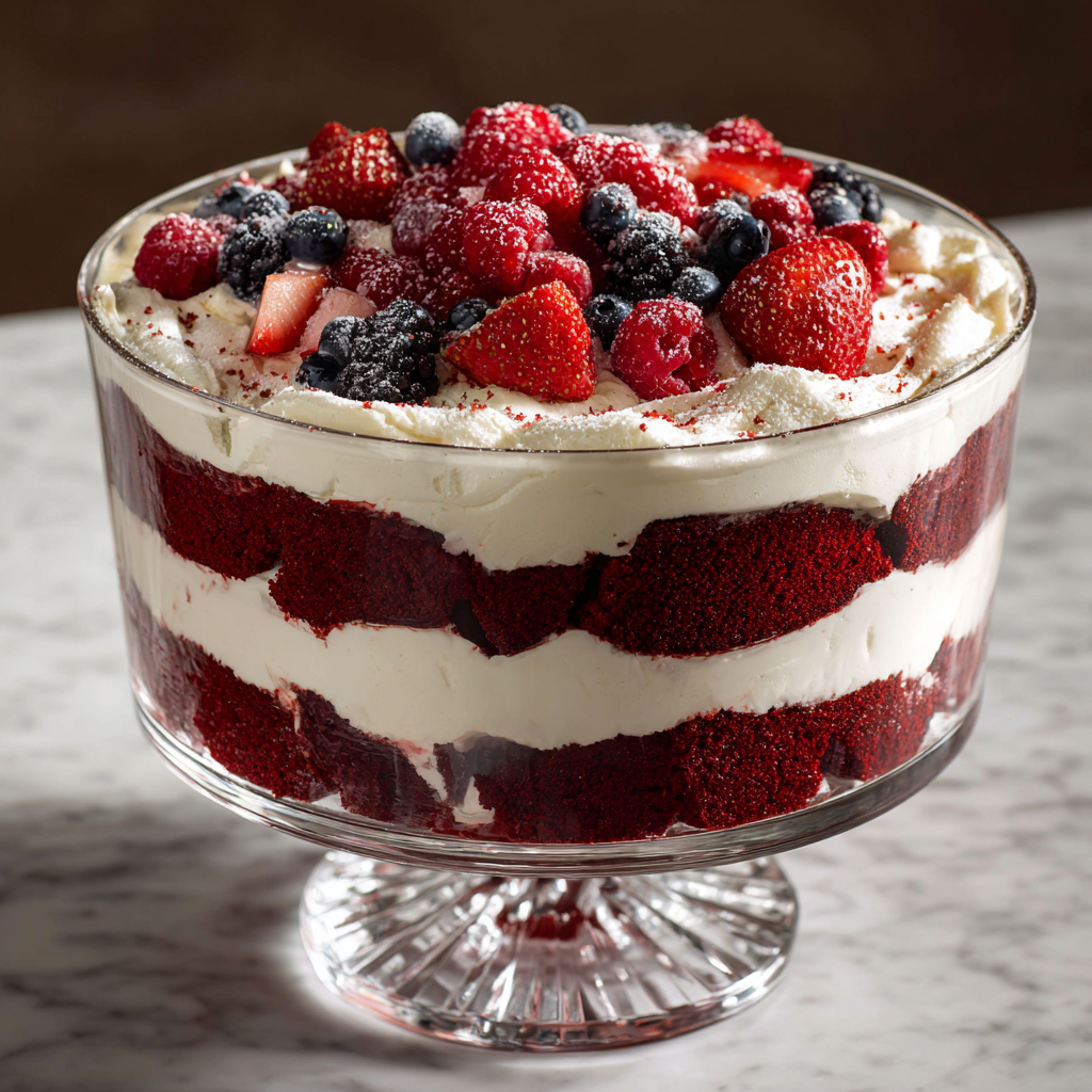 Red Velvet Trifle