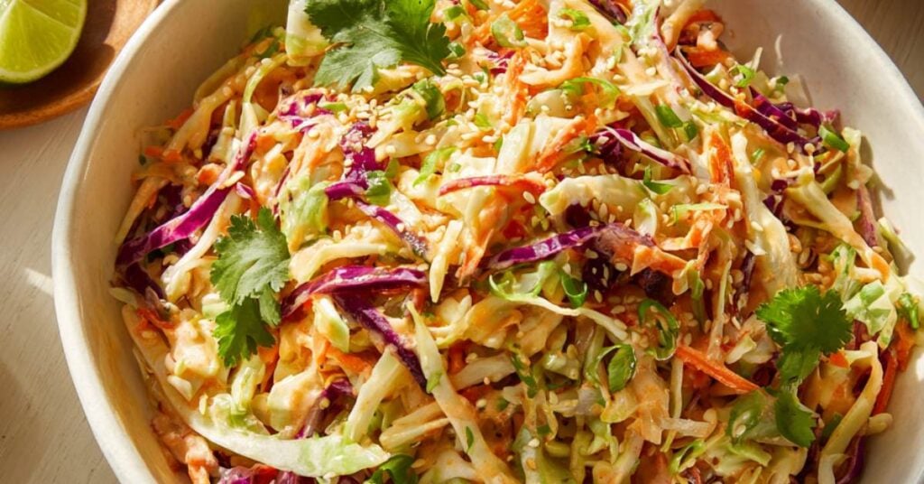 Sriracha Honey Coleslaw