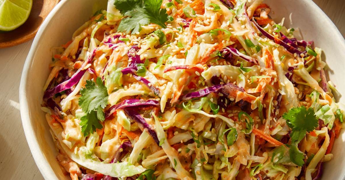 Sriracha Honey Coleslaw