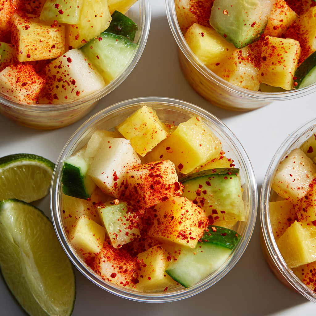 Tropical Fruit Cups with Tajín