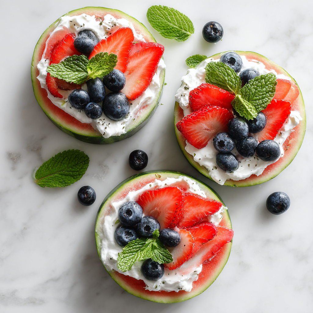 Watermelon Pizza Slices