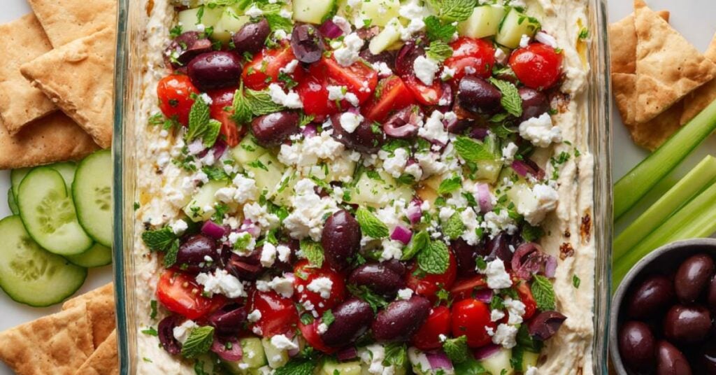 greek seven layer dip