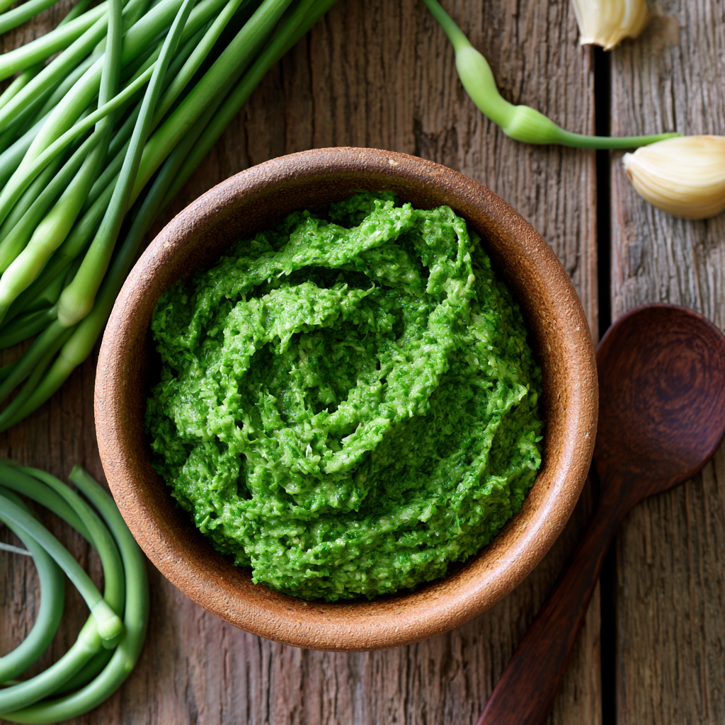 Garlic Scape Pesto