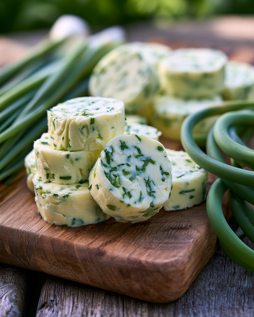 Garlic Scape Compound Butter
