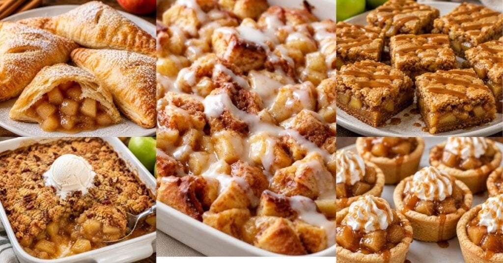 10 apple deserts with apple pie filling