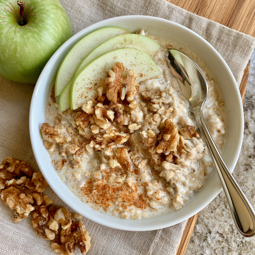 Apple Cinnamon Overnight Oats