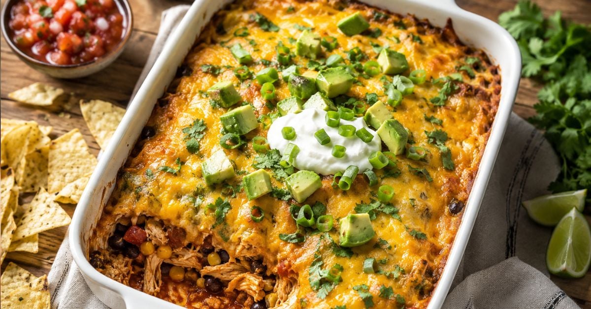 Chicken Taco Casserole