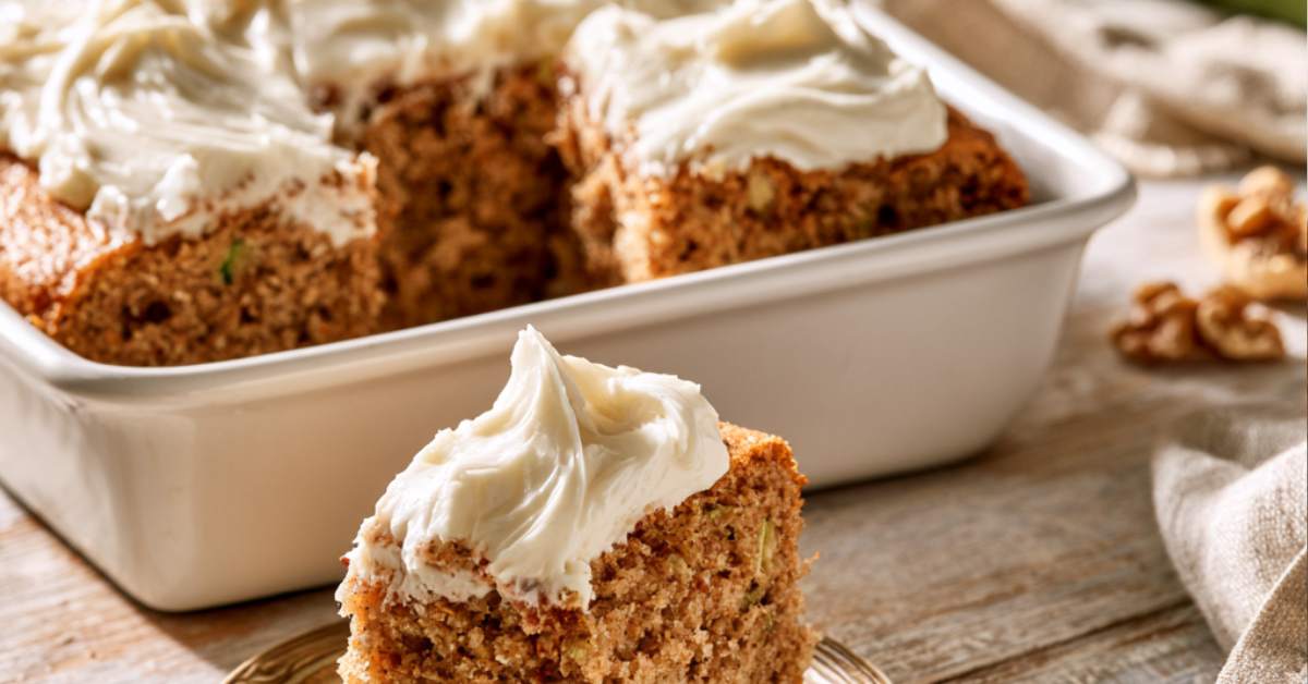 Old-Fashioned Zucchini Cake with Cream Cheese Frosting