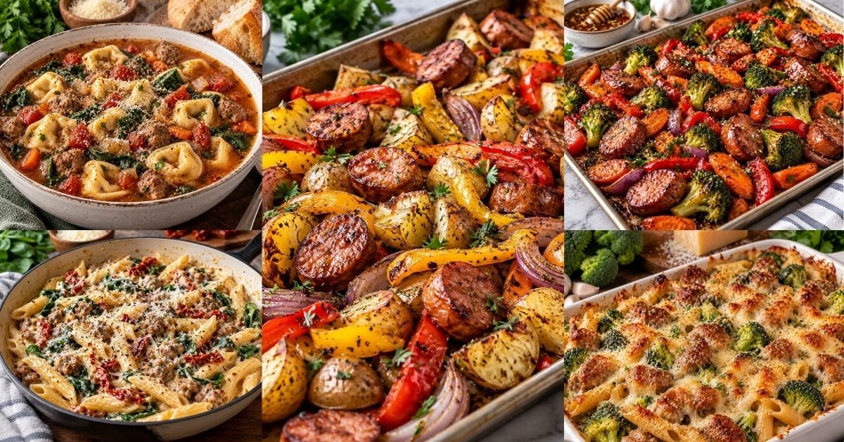 15 Sausage Recipes For Dinner That Make Weeknights Delicious