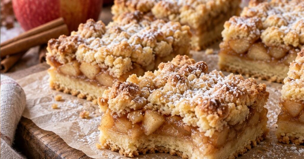 Apple Shortbread Bars