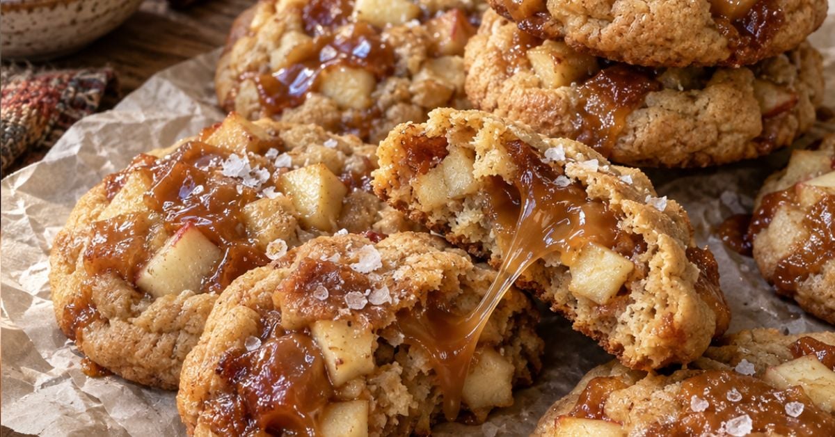 Caramel Apple Cookies