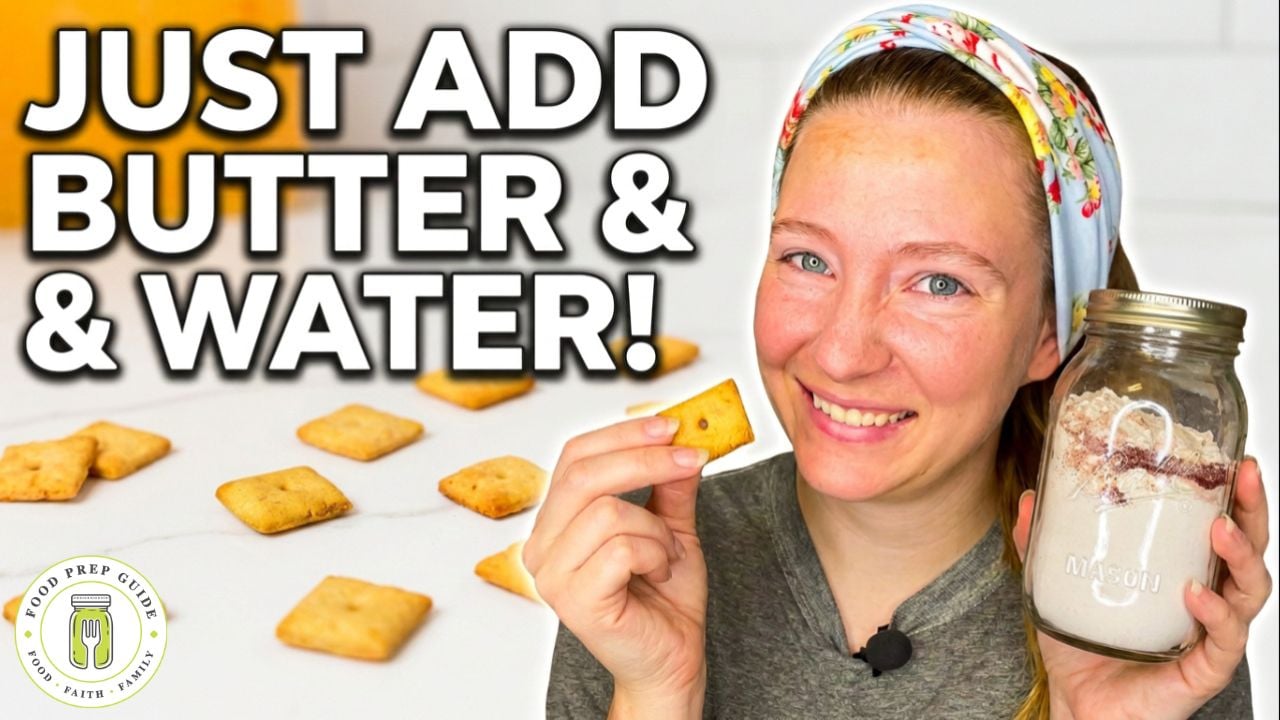 Homemade Cheddar Crackers