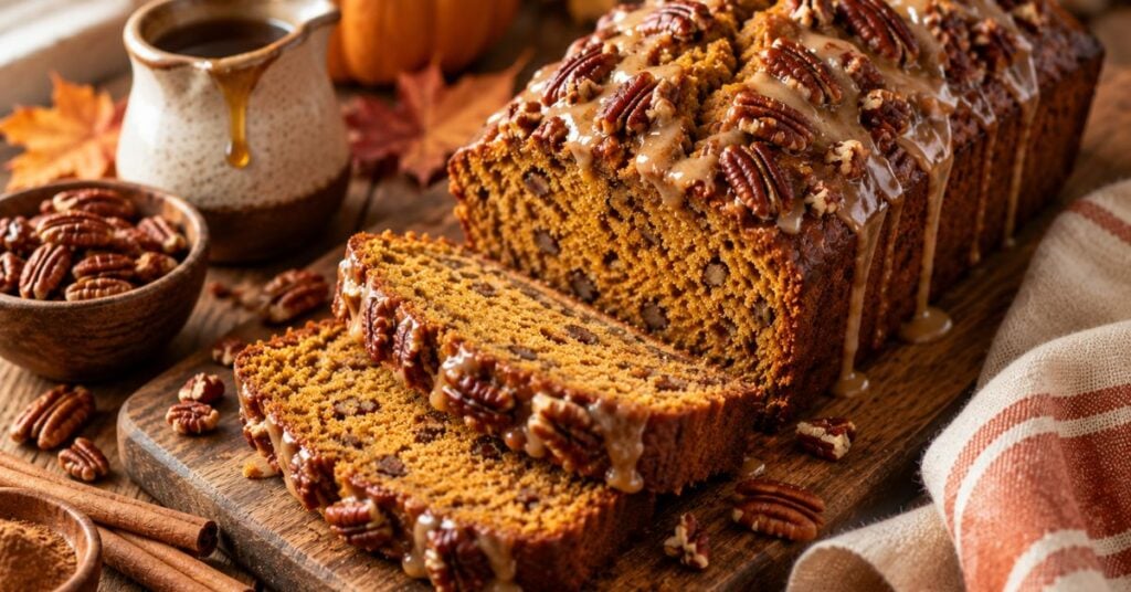 Maple Pecan Pumpkin Bread