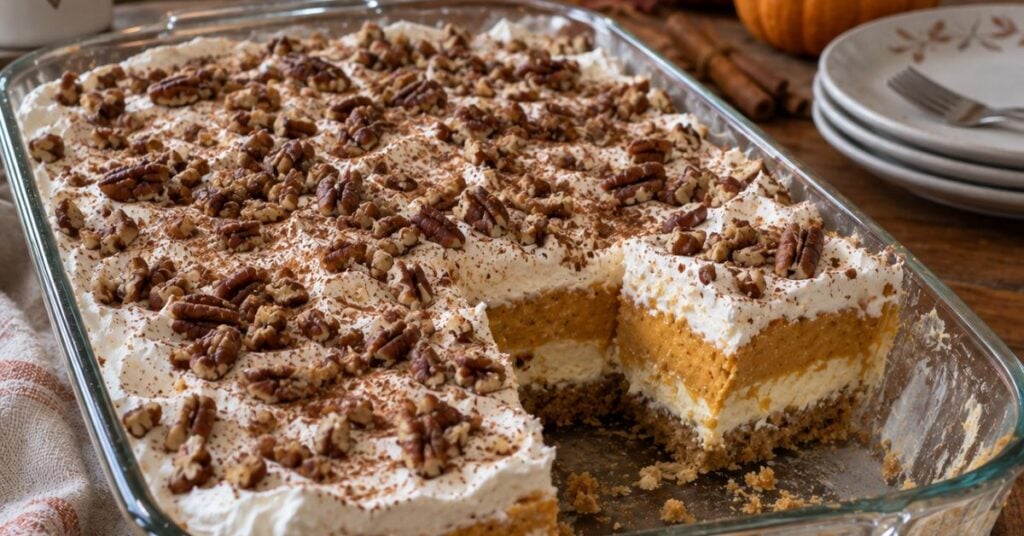 No Bake Pumpkin Lush